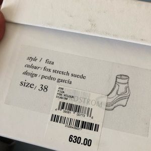 Pedro Garcia Wedge Booties Gray